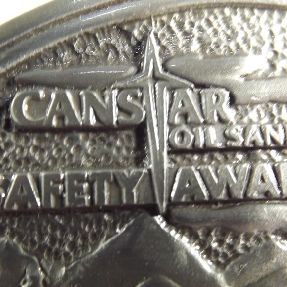 Canstar Oil Sands Ltd. Safety Award - Mining/Oilfield Sector Belt Buckle - Picture 10 of 10